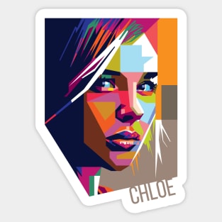 Chloë Grace Moretz Pop Art Sticker